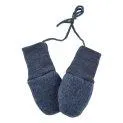 Baby mittens merino, blue melange - Everything for everyday life with your baby | Stadtlandkind