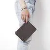 Clutch Chelsea leather brown - Essl & Rieger 