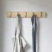 Umbra Coat Rail Flip 5 Hooks, Light Brown / Silver - Umbra