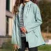 Women's rain jacket Vally blue surf - rukka