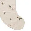 Christmas Stocking Yule Greens Embroidery Natural - Fabelab