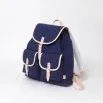 Backpack Georgia Leather Natural Navy - Essl & Rieger 