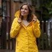 Ladies rain jacket Lorena lemon chrome - rukka
