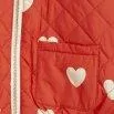 Jacket Hearts Baseball Red - Mini Rodini
