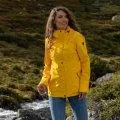 Ladies rain jacket Lorena lemon chrome