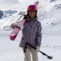 Veste de ski 3 couches pour femmes Hazel lavender aura