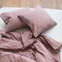 Linus uni, pillow case 65x65 cm ash rose