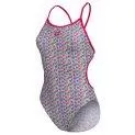 Women's swimsuit Arena Starfish Lace Back freak rose/white multi
