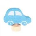 Plug figure blue car