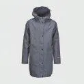 Children's raincoat Travelcoat dress blue mélange