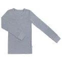 Haut à manches longues Platinum Grey - Des sous-vêtements en coton biologique pour le confort quotidien de vos enfants. | Stadtlandkind