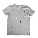 T-Shirt adulte Drops Grey - Peut être utilisé comme basique ou pour attirer l'attention - superbes chemises et tops | Stadtlandkind