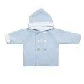 Hooded coat Merino wool light blue - A jacket for every season for your baby | Stadtlandkind