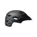 Sidetrack Child Helmet matte black/silver fragments