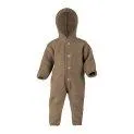 Baby Overall Merino, walnut melange - Rompers and overalls in various colors and shapes | Stadtlandkind