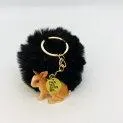 Honey Bunny Faith key ring (Black) - Pendant + reflectors for the school bag | Stadtlandkind