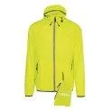 Women's Rain Jacket Shelter fluorescent lemon - Also in wet weather top protected against wind and weather | Stadtlandkind