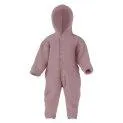Combinaison pour bébé Merino, bois de rose melange - Une veste pour chaque saison pour votre bébé | Stadtlandkind