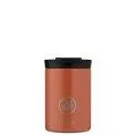 24 Bottles Thermo Cup Travel Tumbler 0.35 l Sunset Orange - Reusable drinking bottles | Stadtlandkind