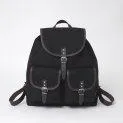 Backpack Georg black, leather brown - Stylish everyday helpers (also perfect for a twin look) - backpacks and gymbags | Stadtlandkind