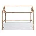 Children's bed with drawer LOTTA white, 90x200cm