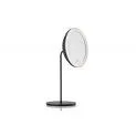 Zone Denmark miroir de maquillage Ø 18 cm noir - Des miroirs pour décorer n'importe quelle pièce | Stadtlandkind