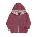 Baby Hoody Organic Bordeaux - Cuddly warm sweatshirts and knitwear for your baby | Stadtlandkind