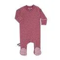 Baby Pyjama Organic Bordeaux - One-piece suits for a peaceful and undisturbed sleep | Stadtlandkind