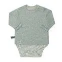 Baby Long Sleeve Shirt Romper Aqua