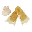 Baby Duck Shaped Fins + sand shaper light yellow - Bathing accessories for guaranteed bathing fun | Stadtlandkind