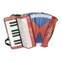 Bontempi accordion with 17 keys(C-E) and semitones - Music and first musical instruments for children at Stadtlandkind | Stadtlandkind