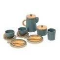 Coffee set - Emerald green - Kitchen accessories to play with so that your play kitchen is optimally equipped | Stadtlandkind