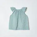 Blouse with Frills Muslin Aqua - Shirts made of high quality materials in various designs | Stadtlandkind