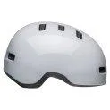 Lil Ripper Helmet gloss white corna - Cool bike helmets for a safe ride | Stadtlandkind