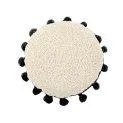 Coussin rond Black