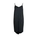 Cupro Slip Dress graphite - La jupe ou la robe parfaite pour un superbe look de jumelage | Stadtlandkind