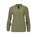 Ladies Majako travel blouse deep lichen green - Exercise is good and with our selection relaxes even more | Stadtlandkind