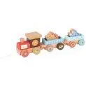 Spielba pull-along train dinosaur from wood - Pull-along toys for the little ones | Stadtlandkind