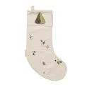 Christmas Stocking Yule Greens Embroidery Natural - The Stadtlandkind Christmas shop is open! | Stadtlandkind