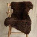 Swiss sheepskin brown size 110cm x 75cm - Cuddly soft rugs and play blankets for every home | Stadtlandkind