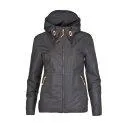 Ladies rain jacket Nives black - Also in wet weather top protected against wind and weather | Stadtlandkind