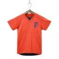 Bikeshirt Merino Daft Red Orange, True Navy - Shirts und Tops für deine Kinder aus hochwertigen Materialien | Stadtlandkind