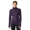 Zip sweater active mesh blurple 599 - Super comfortable yoga and sports tops | Stadtlandkind