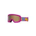 Skibrille Chico 2.0 rose geo camo;amber rose S2 - Casques de ski et lunettes de ski pour une excursion dans la neige. | Stadtlandkind