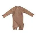 Baby Badeanzug UPF 50+ Ribbed Chocolate Malt - Bikinis und Badeanzüge in verschiedenen Längen | Stadtlandkind