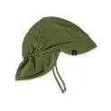 Baby sun hat UPF 50+ Ribbed Pesto - To protect the head of your baby we have great caps and sun hats | Stadtlandkind