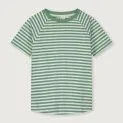 T-shirt Bright Green Off White - Shirts and tops for your kids made of high quality materials | Stadtlandkind