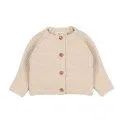 Baby cardigan ecru - With knitted sweaters and cardigans optimally protected from the cold | Stadtlandkind