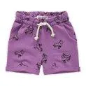 Shorts Paperbag Rollerskates Print Purple - Hosen für deine Kinder zu jedem Anlass - ob kurz, lang, aus Denim oder Bio-Baumwolle | Stadtlandkind