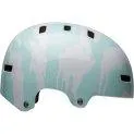 Children's helmet Span gloss white/blue ravine